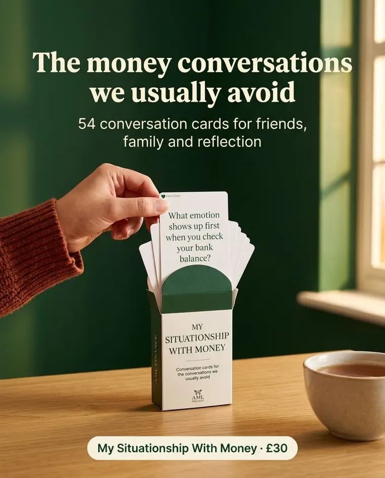 After: AML Finance ad: The money conversations we usually avoid