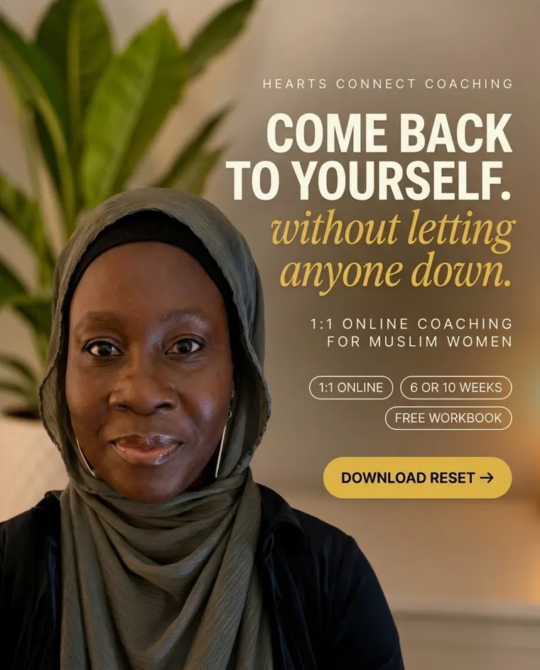 After: Hearts Connect Coaching ad: Come back to yourself